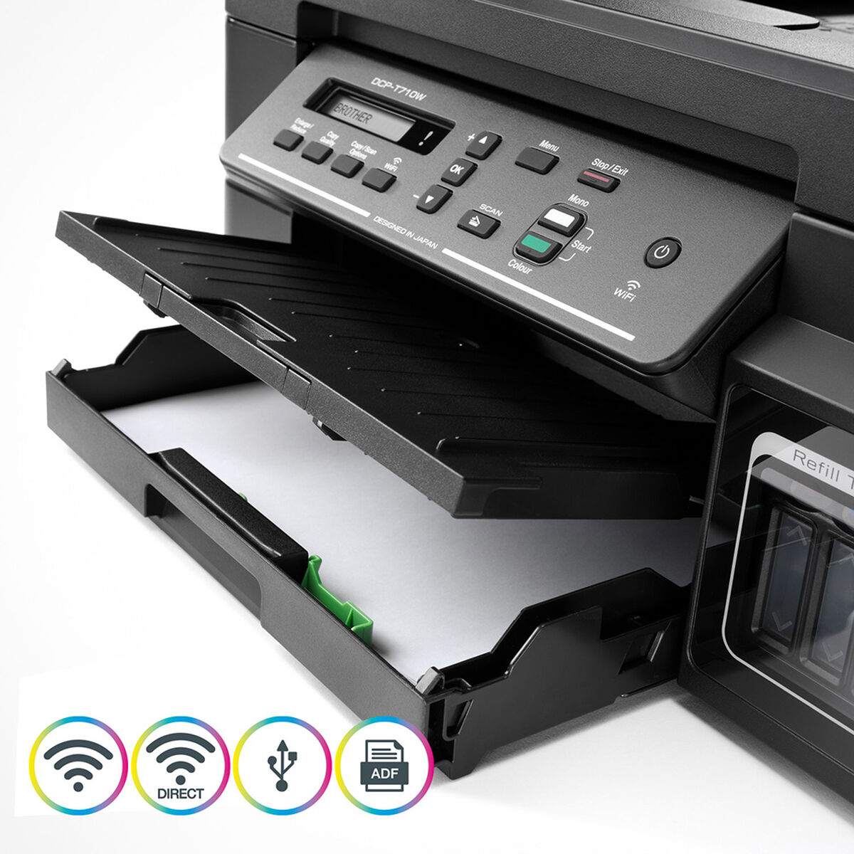 Multifuncional Brother Tinta Continua DCP-T710W WiFi