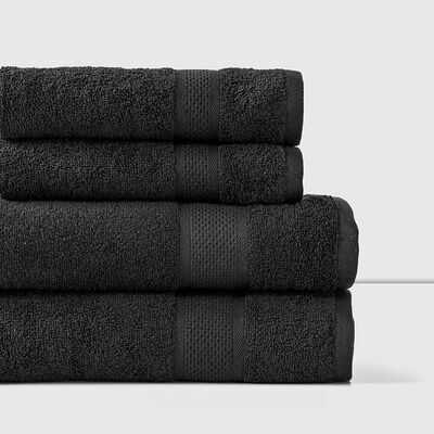 Set 4 Toallas American Family Negro