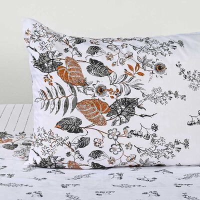 Imagen 2 del producto Juego de Sábanas Cannon 200 Hilos 1,5 Plazas Foliage Blanco