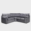 Almore Sofá Seccional Belen 3 cuerpos Gris 210x90CM
