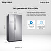 Refrigerador Side by Side Samsung RS54N3003SL/ZS 535 lt.