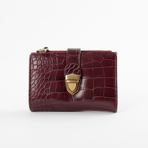 Billetera Ecocuero Burdeo Portman Club