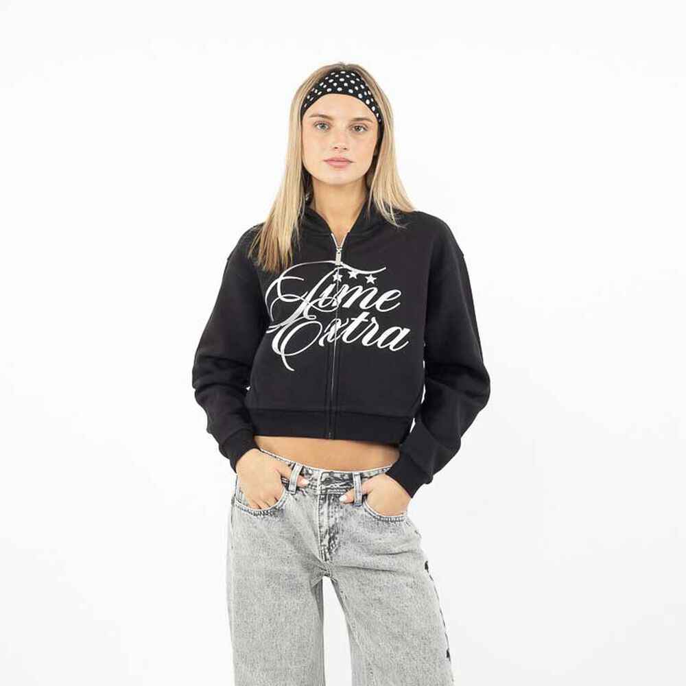 Polerón Crop Y2K Mujer Icono