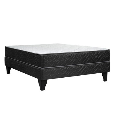 Cama Europea Celta 2 Plazas Active + Set Textiles + Almohadas