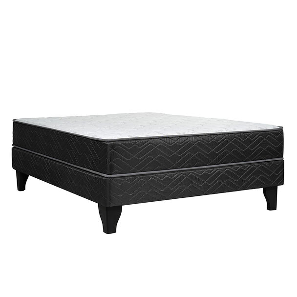 Cama Europea Celta 2 Plazas Active + Set Textiles + Almohadas