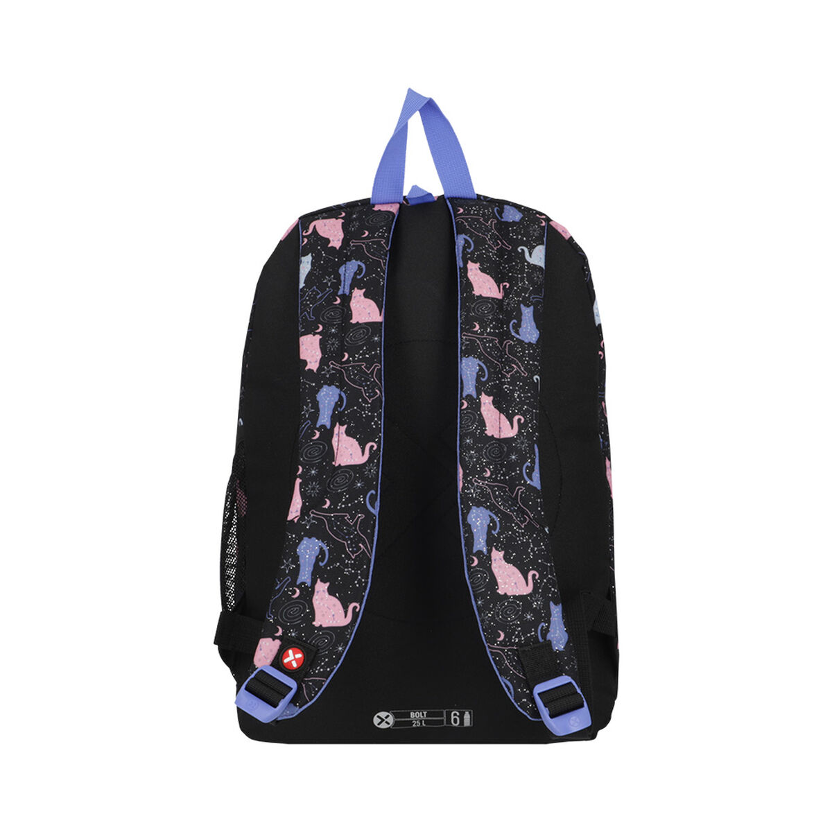 Mochila Xtrem Bolt 5XT Gato Negro/Púrpura