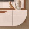 Panel TV Vekkahome Onare Hasta 70" con Luz Beige Caf&eacute;