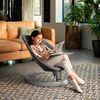 Silla Nido Bouncer Leaf Grow Quartz Gris Nuna