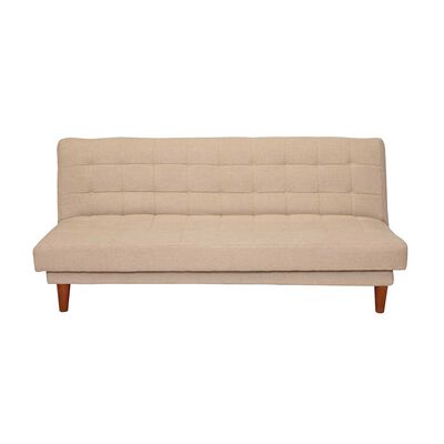Futón Latam Home Turin Lino 3 Cuerpos Beige