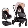 Coche Cuna Travel System Bebe Cosmos con Base Beige Bebesit