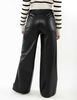 Pantalón Wide Led Ecocuero Mujer Icono