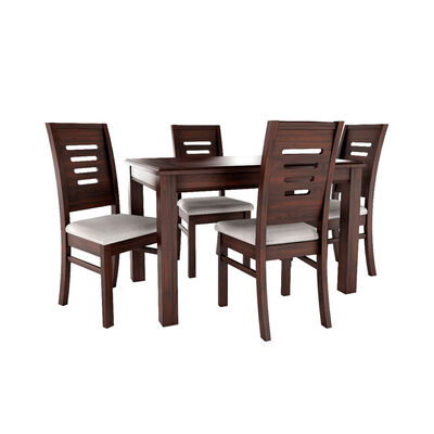 Juego de Comedor Muebles Hema Roma 4 Sillas Chocolate