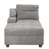 Sofá Seccional Innovamuebles Le Mans Doble Chaise XL 5 Cuerpos Gris