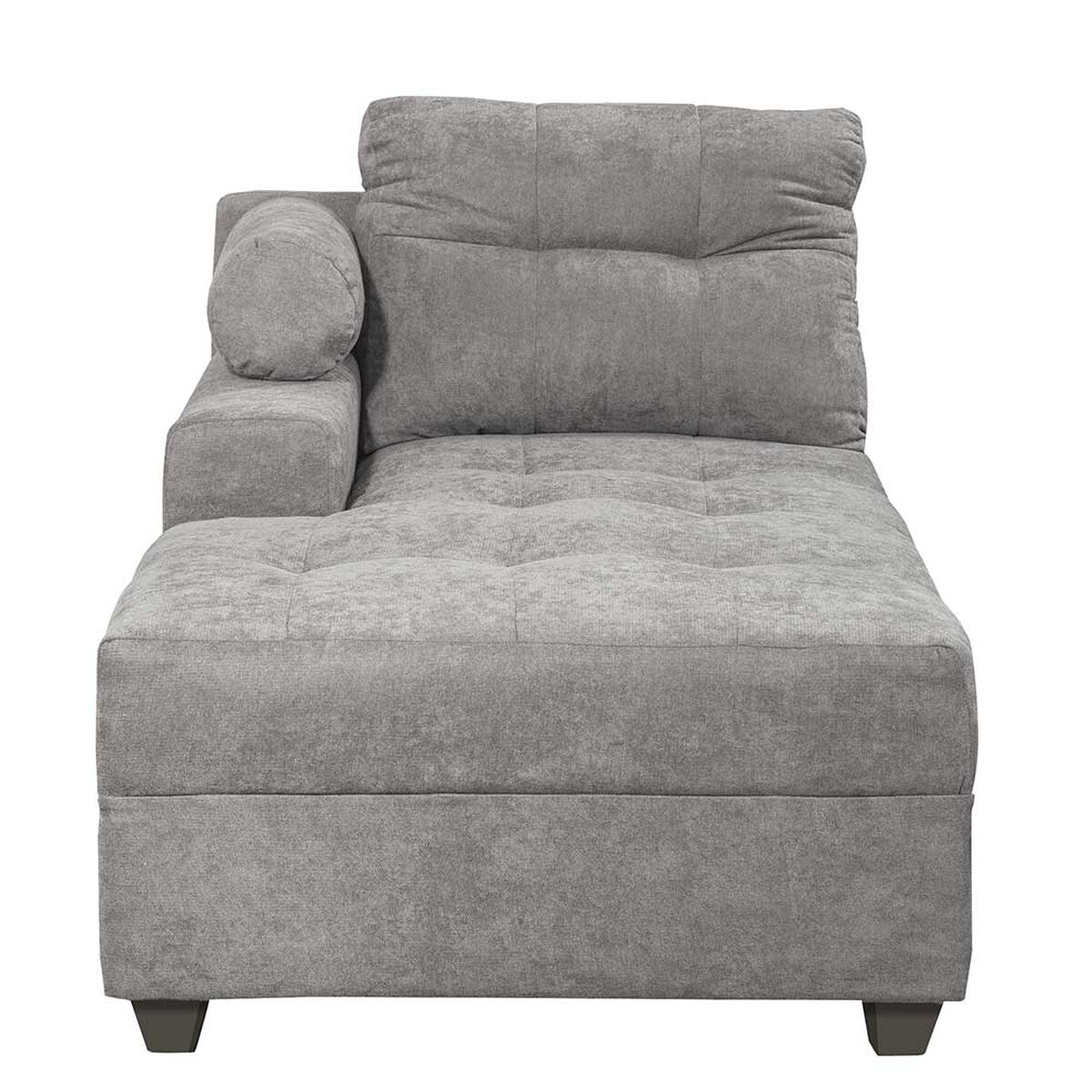 Sofá Seccional Innovamuebles Le Mans Doble Chaise XL 5 Cuerpos Gris