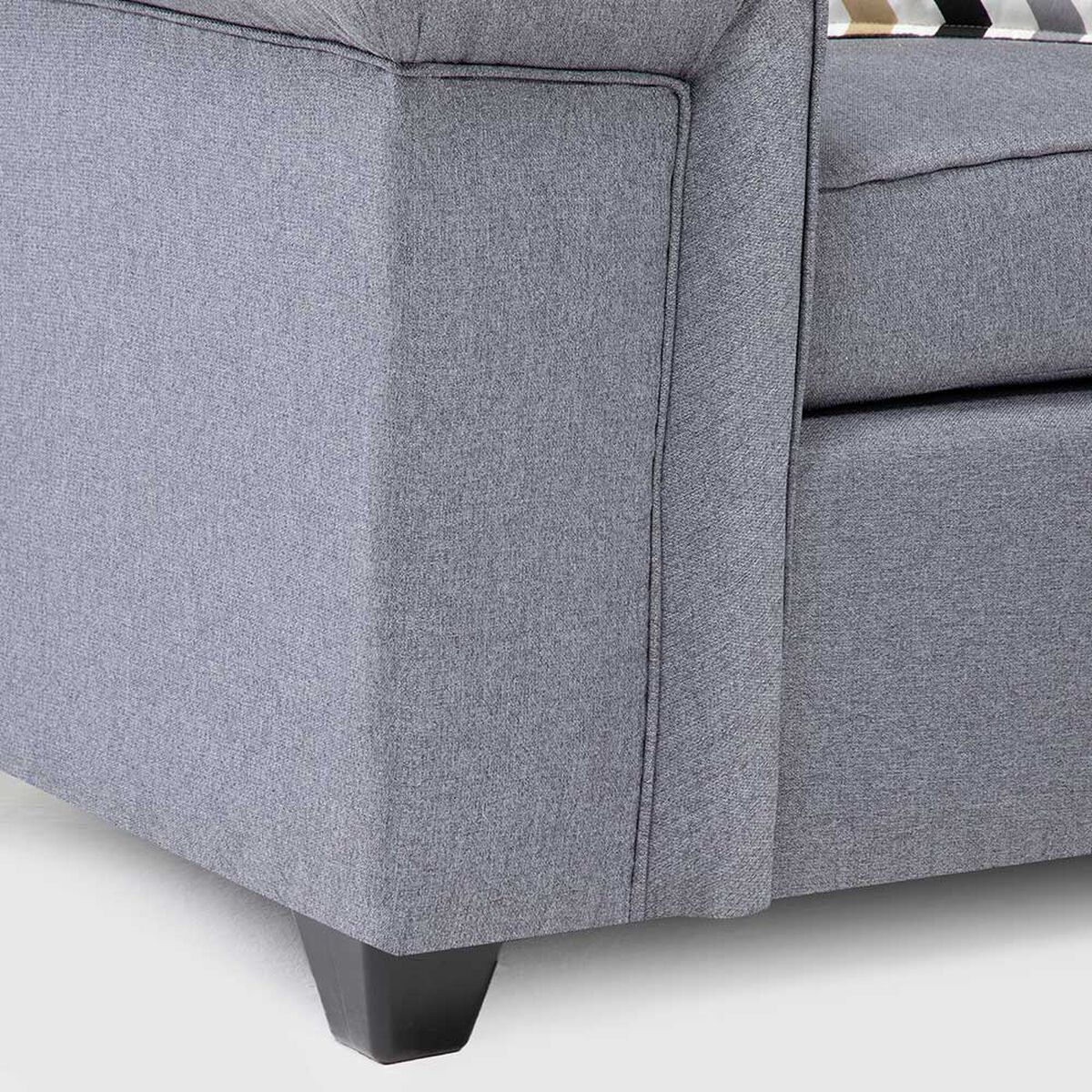 Sof&aacute; Seccional Mons Sicilia 5 Cuerpos Gris