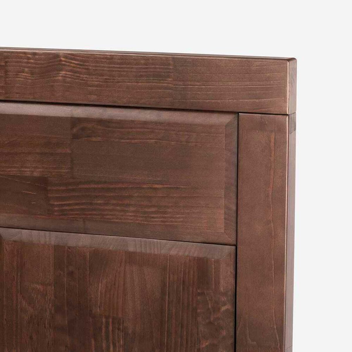 Cama Europea Rosen King Dolce + Respaldo + 2 Veladores