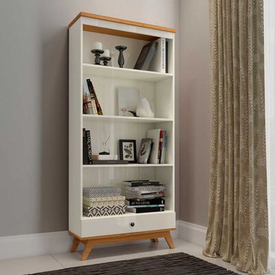 Imagen 1 del producto Estante Roca Recife Blanco Canela