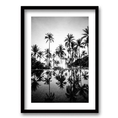 Cuadro Decorativo Retela Palmeras 50 x 35 cm