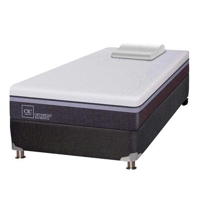 Imagen 2 del producto Box Spring CIC 1,5 Plazas Ortopedic Advance + Almohada