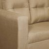 Juego de Living Diseño A&M Home Loreto Sofá 3 Cuerpos + 2 Pouf 1 Cuerpo  Beige
