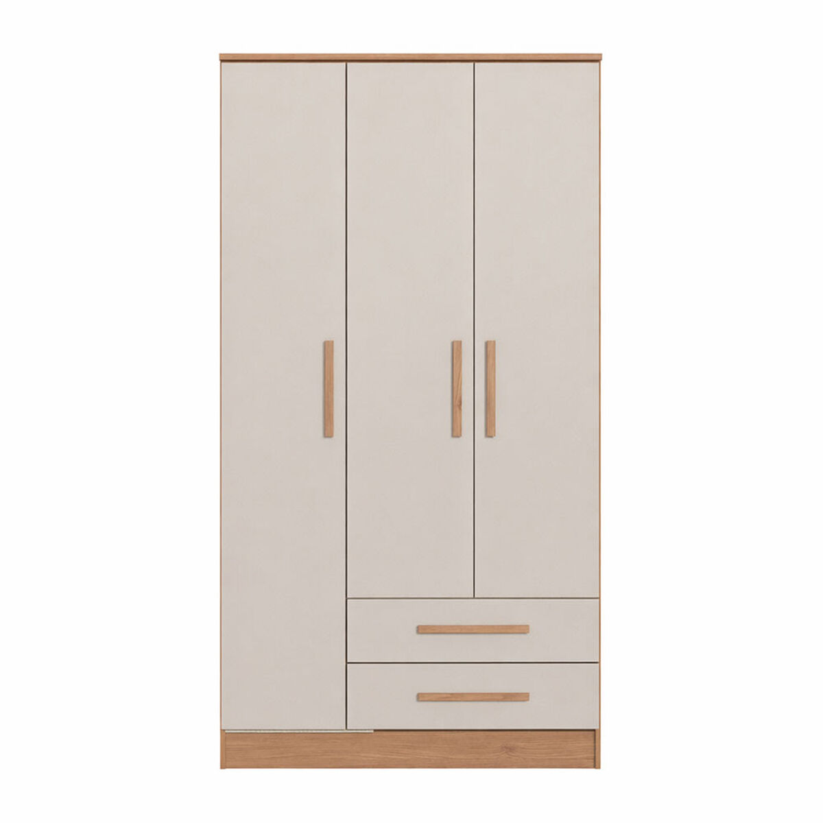 Closet Vekkahome Americano 3 Puertas 2 Cajones Beige