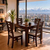 Juego de Comedor Muebles Hema Sevilla 4 Silla Chocolate