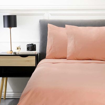 Imagen 1 del producto Juego De Sábanas Microfleece Zibel 2 Plazas Coral