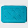 Piso de Ba&ntilde;o American Family Embossed Foam 40 x 60 cm Turquesa