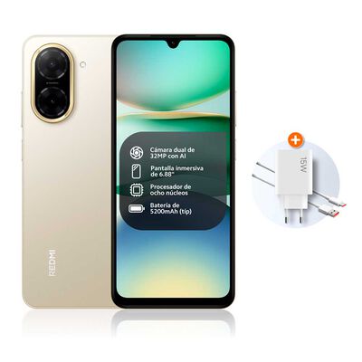Celular Xiaomi A5 128GB 6,88" Dorado Liberado