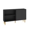 Rack TV Vekkahome Art 1 Poerta 1 Puerta Blanco