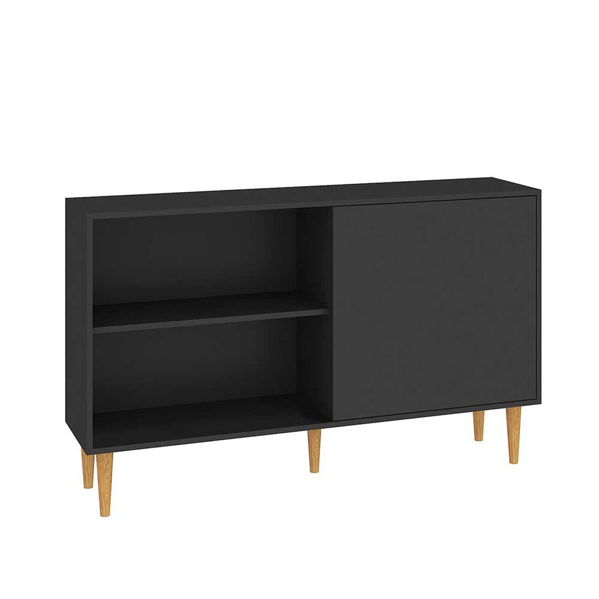 Rack TV Vekkahome Art 1 Poerta 1 Puerta Blanco
