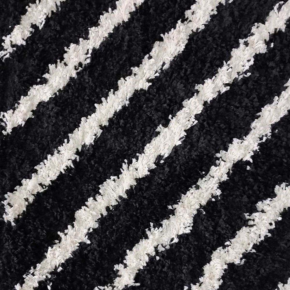 Bajada de Cama Idetex Shaggy Guiza 100 x 50 Negro