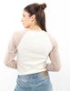 Polera Raglán Con Estampado Mujer Icono