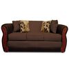 Juego de Living Elegant Detail Girona Sofá 3 Cuerpos + Dos Sillones 1 Cuerpo Café
