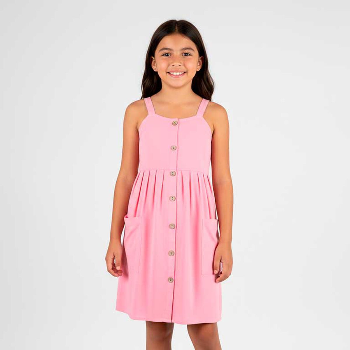 Vestido Corto Sin Mangas Ni&ntilde;a Chess