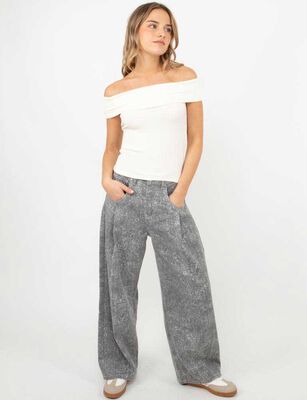 Imagen 2 del producto Polera Bardot Mujer Icono Blanco