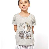 Pijama de Algodón Niña Kayser Gris