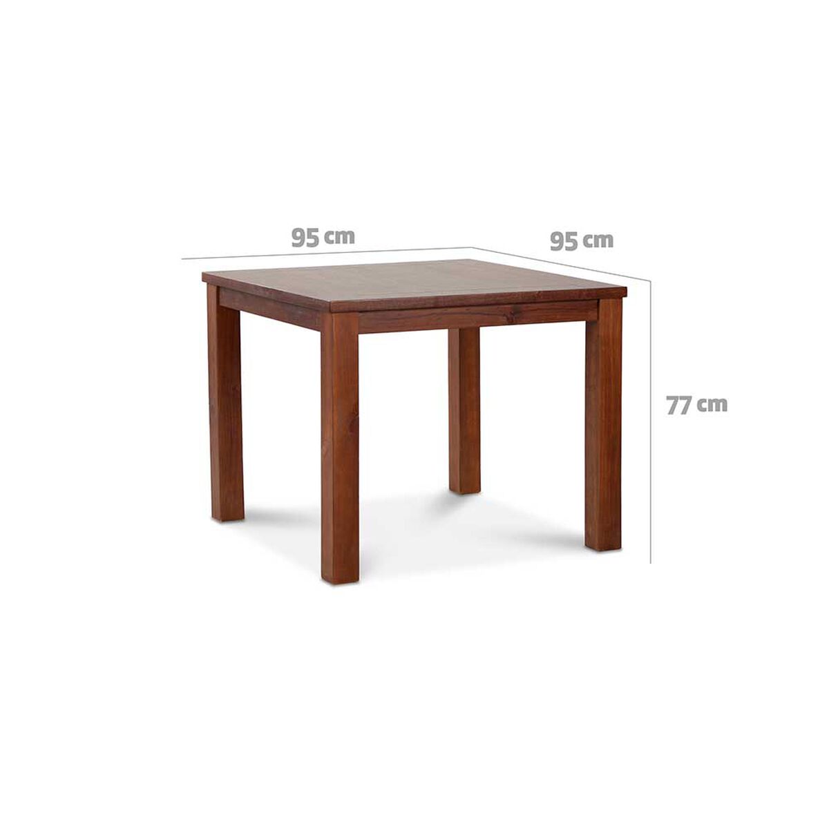 Juego de Comedor CIC Ñuble Caramelo 4 Sillas