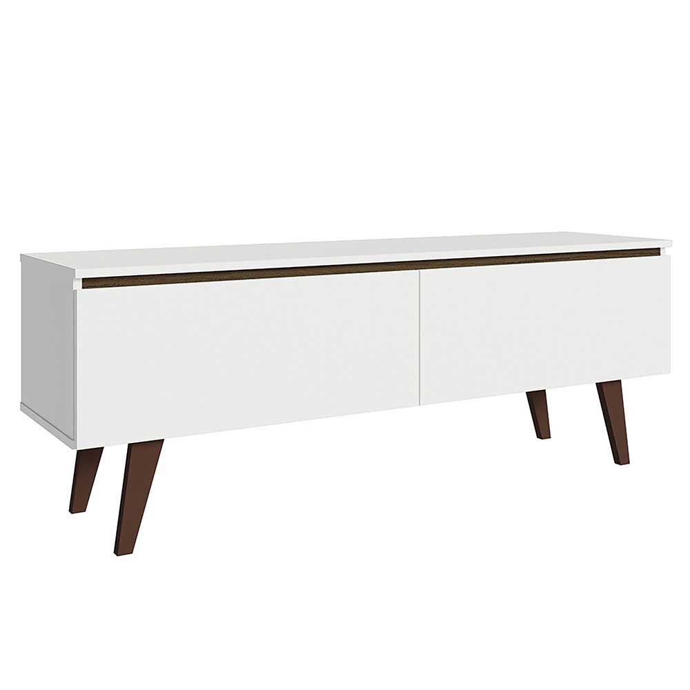 Rack TV Vekkahome Le Mans Hasta 55" Blanco