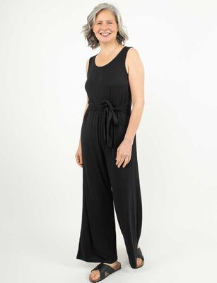 Imagen 2 del producto Enterito Largo Sin Mangas Mujer Portman Club Negro, Print-1