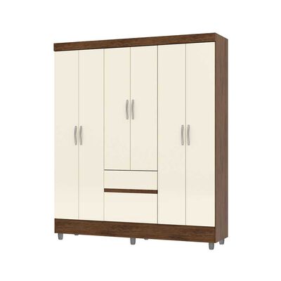 Imagen 2 del producto Combo Closet Vekkahome Americano 6 y 4 Puertas Café