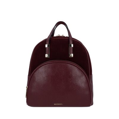 Mochila de Mujer Secret Zagreb SC7 Mediana Burdeo