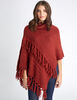 Poncho Alma Mujer Flecos 