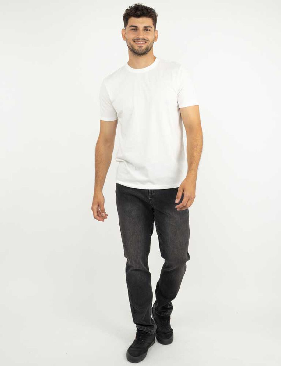 Polera Lisa Manga Corta Hombre Zibel