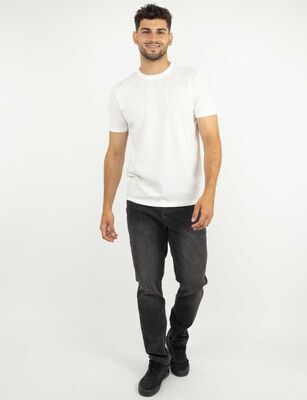 Imagen 2 del producto Polera Lisa Manga Corta Hombre Zibel Blanco, Gris, Navy, Negro, Verde