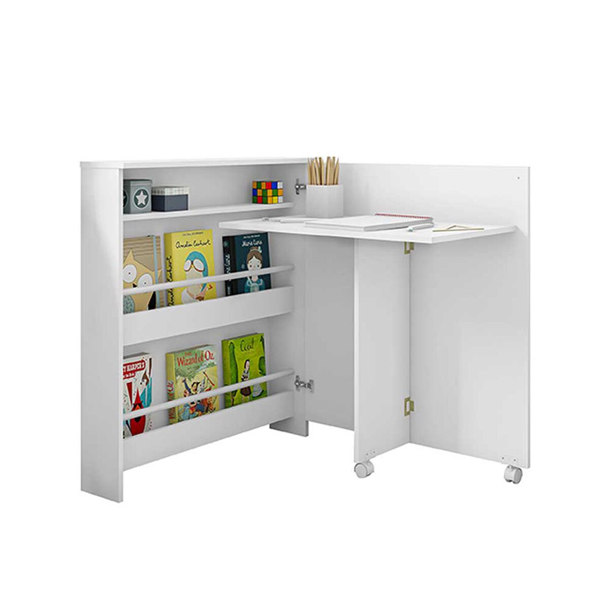 Escritorio Plegable Rodler RD606 Blanco