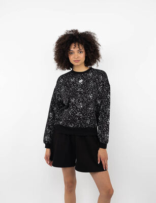 Imagen 1 del producto Polerón Derportivo Mujer Lotto Negro, Uva