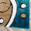 Alfombra Modalfo Exclusive Figuras Turquesa 150x200 cm