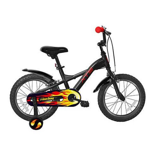 Bicicleta Infantil XTS Rise Boy Aro 16 Negra