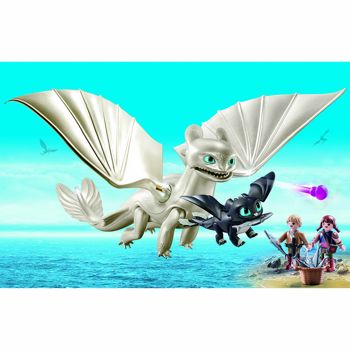 Set Furia Diurna y Bebe Dragón de Playmobil